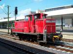 Br 362 562 rangiert im Hannoveraner Hbf (27.7.2007)