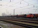 Die 362 805 am 21.12.2007 bei Rangierarbeiten in Landshut Hbf.