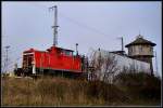 362 941-7 vor der Wagen-Waschanlage am Stralsunder Hbf.  am 02.04.09