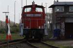 362 805-4 wartet am 20.10.10 in Cuxhaven auf neue Aufgaben