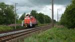 362 605-8 fuhr am 14.07.2012 Solo von Emden richtung Leer, hier bei Veenhusen.