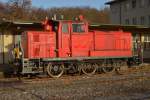 Sonntagsruhe hat die 362 592-8 im Bahnhof Bad Friedrichshall-Jagstfeld an diesen 30.12.2012