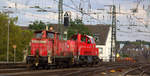 Ein Nachschuss von der 363 117-3 und 261 106-9 beide von DB fuhren in Richtung