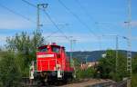 363 150-4 am 23.08.07 bei der bergabe nach Essingen, hier in Aalen fotografiert.