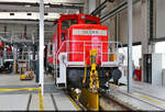 363 218-9 (365 218-7 | 361 218-1 | 261 218-2 | DB V 60 1218) in der neuen Lokwerkstatt von DB Cargo Halle (Saale) am Tag der Schiene.