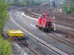 Rangierarbeiten der 363er im Bahnhof Aalen.