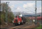 363 164 mit dem FZT 56090 nach Aalen-Essingen. Aufgenommen am 17.04.08 in Aalen.