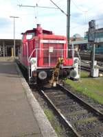 BR363 146-2 wartet in Hannover Hbf auf ihren nchsten Einsatz.