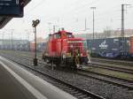 Eine 363 der DB in Aschaffenburg Hbf.