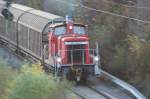 363 861-9 am 05.11.2009 bei Rangierarbeiten im Rangierbahnhof Kornwestheim.