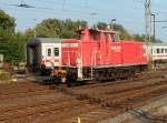 363 042 Bh Seddin am Abend vom 31.Juli 2010 in Stralsund.