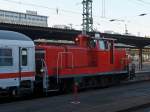 363 189-2 zieht am 30.09.2011 einen IC aus dem Hbf Frankfurt/Main. Die V 60 wurde 1963 bei Krupp unter der Fabrik-Nr. 4509 gebaut.