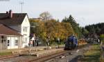 ESG 2 mit dem DBV 25529 (Stuttgart Zuffenhausen-Lffingen) bei der Einfahrt Lffingen 5.10.12