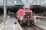 363 440-9 stellte den Schadzug in Leipzig Hbf zur Abfahrt bereit.