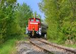 363 815 mit einem Sonderzug am 01.05.2014 bei Tiefenbach.