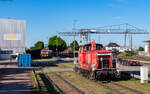 363 649 als Rangierfahrt im Kehler Hafen 28.4.24