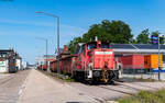 363 686 als Rangierfahrt im Kehler Hafen 17.6.25