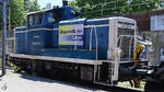 Die Diesellokomotive 364 569-4 Anfang Juni 2019 im Bayerischen Eisenbahnmuseum Nördlingen. 