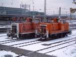 364 796-3 und 365 150-2 im Bahnhof Saarbrcken Hbf