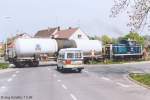 364 803 rangierte am 7.5.96 im Bahnhof Burgebrach.