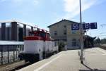 364 578-5 AIXrail steht abgestellt in Herzogenrath. Aufgenommen am Bahnhof von Herzogenrath. Bei Sommerwetter am Mittag vom 30.8.2015.