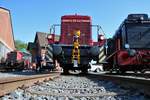 V60 447 (364 447-3) Downside 05.05.18 beim Lokschuppenfest in Hanau 