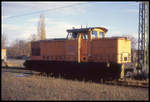 Rangierlok 364932 am 2.1.1998 im Bahnhof Blankenburg.