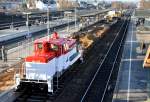 Johanna 01 BR 364 auf der Grobaustelle am Bahnhof Euskirchen - 20.01.2010