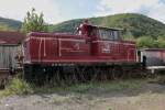 364 850-8 der Hafen und Stadtwerke Andernach steht am 15.09.2011 in Brohl.