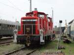 Pfalzbahn 364 869-8 am 16.05.15 in Darmstadt Kranichstein bei den Bahnwelttagen