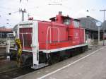 BR 365 104 am 29.02.2004 abgestellt in Karlsruhe Hbf.