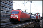 101033 mit Interregio nach Konstanz am 22.3.1998 um 16.12 Uhr im HBF Hannover.