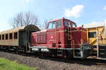 Diesellok 240B - 220066  Anna 20  abgrestellt in Aachen-Walheim, das Foto entstand im April 2017