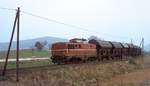 V 31 (ex DB 280 010) am 3.4.1981 bei Wehrshausen.