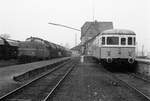 V 31 der Hersfelder Kreisbahn am 3.4.1981 in Schenklengsfeld.