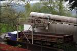 Die Beladung der Waggons erfolgte anfangs durch einen Verladebunker in Ortbetonbauweise.