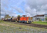 DH 104 von Rhein Cargo mit der Registriernummer 0262011-6 ist derzeit bei den Zement Werken in Lengerich in Westfalen im Einsatz.
