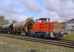 DH 104 von Rhein Cargo mit der Registriernummer 0262011-6 ist derzeit bei den Zement Werken in Lengerich in Westfalen im Einsatz.