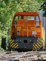Ich meine hier eine MaK G 763 C zu sehen, bin mir aber nicht sicher. (Hattingen, August 2026, Standort Fu�weg Eickener Stra�e)