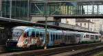 Hier die Werbedisiro der Voglandbahn am 03.11.2010 in Regensburg Hbf .