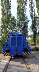 Diesellok V10B Blaue Rosi in Gera. Foto 29.09.2012