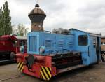 Werkbahn Typ N4 war bei den 3. Geraer Eisenbahnfrühling in Gera zusehen. Foto 03.05.2014 