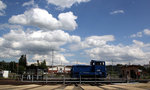 Die Diesellok V10B Blaue Rosi war bei 4. Geraer Eisenbahnfrühling in Gera zusehn. Foto 30.05.15