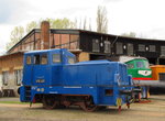 Geraer Eisenbahnwelten V10 401 am 30.04.2016 beim Eisenbahnfrühling in den Geraer Eisenbahnwelten.