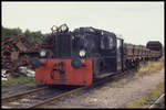 DR Köf 100626 am 22.6.1991 im Bahnhof Klostermansfeld.