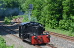 Köf 100 537-0 bei den 26. Schwarzenberger Eisenbahntagen, Eisenbahnmuseum Schwarzenberg (Erzgebirge) 13.05.2018