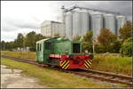 Die ehemalige Rangierlok 1 des VEB Heizölvertrieb Magdeburg wurde während des Familienfest am 09.09.2017 der Eisenbahnfreunde Magdeburg e.V. am Wissenschaftshafen zu Führerstandsmitfahrten genutzt, was trotz des mäßigen Wetters Zuspruch fand