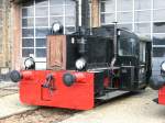 Kleinlok K 4625 vor dem Rundschuppen beim Eisenbahnfest im ehem. Bw Berlin-Schneweide am 20.08.2005