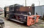Ex DR-Kleinlok der Lg. II 310 528 am 16.04.1994 im Bw. Wustermark. Das Tfz. wurde 1934 von Henschel als Kö 4528 an die DRG geliefert und trug bei der DR die Nummer 100 528.