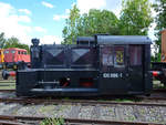 Die Rangierlokomotive 100 886-1 (Kö 5266) im Eisenbahnmuseum Weimar.